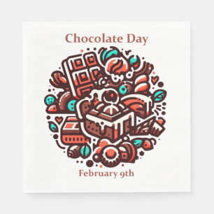 9 feb - Chocoladedag Servet