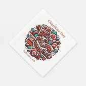 9 feb - Chocoladedag Servet (Hoek)