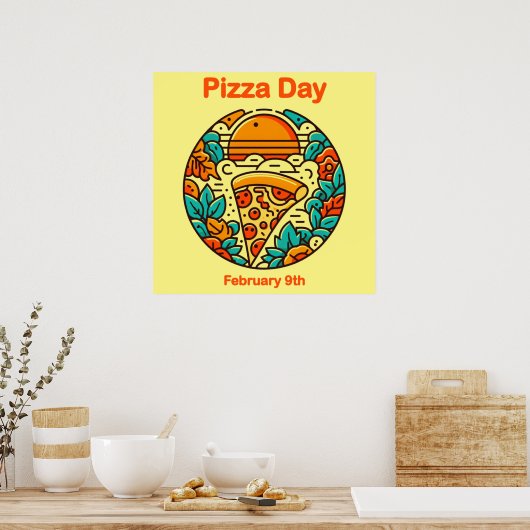 9 feb - Pizzadag Poster (Keuken)