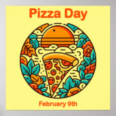 9 feb - Pizzadag Poster (Voorkant)