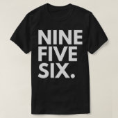 9 FIVE SIX Area Code 956 Laredo TX Texas USA546 T-shirt (Design voorkant)