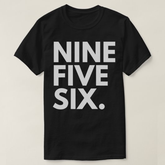 9 FIVE SIX Area Code 956 Laredo TX Texas USA546 T-shirt (Design voorkant)