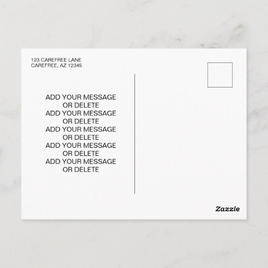 9 foto collage briefkaart (Achterkant)