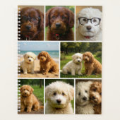 9 Foto Collage En Tekst Gepersonaliseerd Planner (Voorkant)