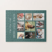 9 foto collage familie puzzel legpuzzel (Horizontaal)