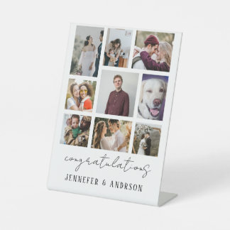 9 Foto Collage familie voetstuk teken Reclamebord Met Voetstuk