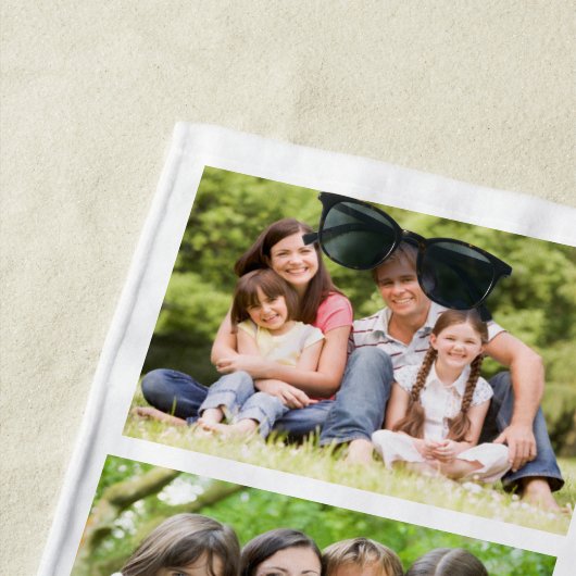 9 Foto Collage Moeder Moederdag Strandlaken (In situ)