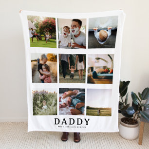 9 Foto Collage Papa Deken Vaderdag
