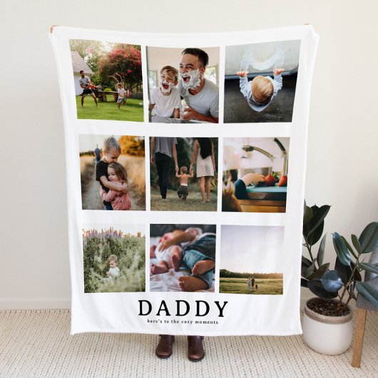 9 Foto Collage Papa Deken | Vaderdag
