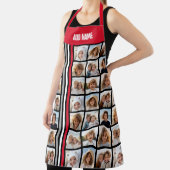 9 Foto collage Raster over - Sporty Stripes Red Schort (Insitu)