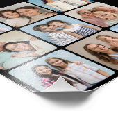 9 Foto Collage Rond Corners Fotouitbreiding Afdruk (Hoek)