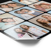 9 Foto Collage Rond Corners Fotouitbreiding Foto Afdruk (Hoek)