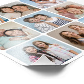 9 Foto Collage Rond Corners Fotouitbreiding Foto Afdruk (Hoek)