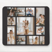 9 Foto Collage Sjabloon Personaliseer Muismat (Voorkant)