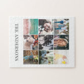 9 Foto Collage White Jigzaag Puzzle Legpuzzel (Horizontaal)