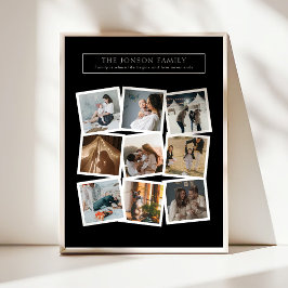 9 Foto familiec collage Poster