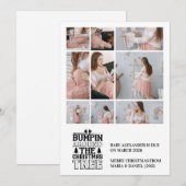 9 Foto Kerstboom Zwangerschapsaankondiging Feestdagenkaart (Voorkant / Achterkant)