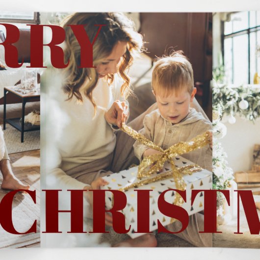 9 Foto Oh Wat Leuk Prettig Kerstmis Persoonlijk Drieluik Wenskaart (Binnenkant midden)