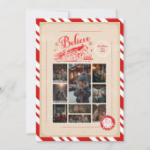 9 Foto Polar Express Kerstkaart (Voorkant)