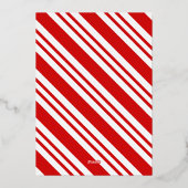 9 Foto Polar Express Kerstkaart Folie Uitnodiging (Achterkant)