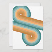 9 foto rand - Merry Christmas Retro Line Art Feestdagenkaart (Achterkant)