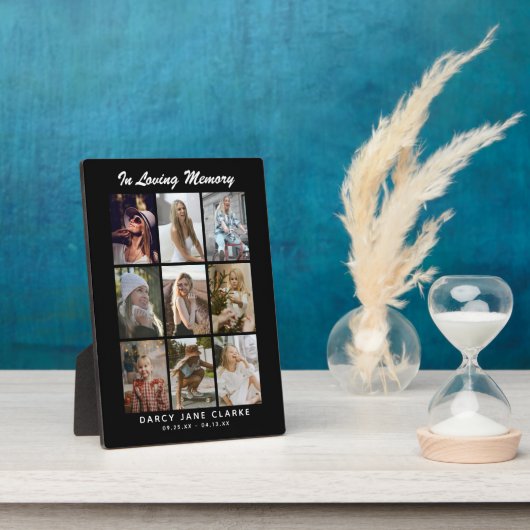 9 Foto-raster 'Ter liefdevolle herinnering' Herden Fotoplaat (Zijkant)