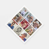 9 foto Verjaardag servet (Hoek)