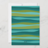 9 Foto - Vrolijk kerstfeest - Abstracte golven 202 Feestdagenkaart (Achterkant)