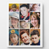 9 foto witte display fotoplaat (Voorkant)