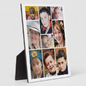 9 foto witte display fotoplaat (Zijkant)