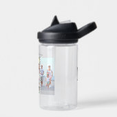 9 Fotocollage 3 citaten Monogram Initiaal Waterfles (Links)