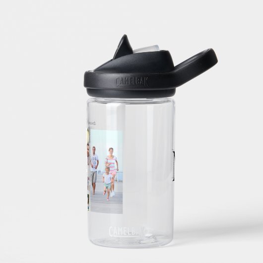 9 Fotocollage 3 citaten Monogram Initiaal Waterfles (Links)