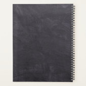 9 Fotocollage Aangepaste Naam Krijtbord Planner (Achterkant)