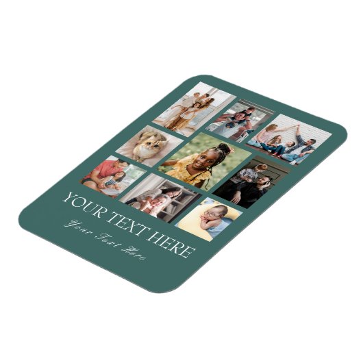 9 Fotocollage Flexibele fotomagneet Magneet (Linkerzijde)