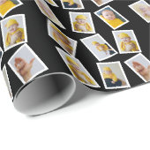 9 Fotocollage gepersonaliseerd Cadeaupapier (Rol Hoek)