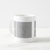 9 Fotocollage met optionele achtergrondkleur Koffiemok (Voorkant links)