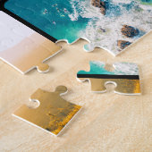 9 Fotocollage Puzzle in zwart Lijst Legpuzzel (Zijkant)