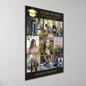 9 fotocollage sjabloon afstuderen luxe folie afdrukken (Laagn)