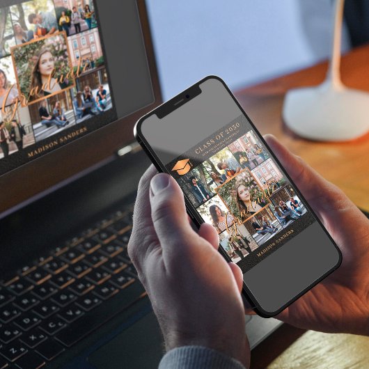 9 fotocollage sjabloon afstuderen perfect poster