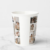 9 Fotocollage-Sjabloon Papierkoppen personaliseren Papieren Bekers (Links)