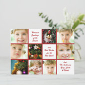9-fotografie-kerstkaartje feestdagenkaart (Staand voorkant)