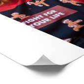 9 foto's aangepaste gepersonaliseerde collage poster (Hoek)