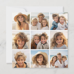 9 foto's collage - Zwart en Wit