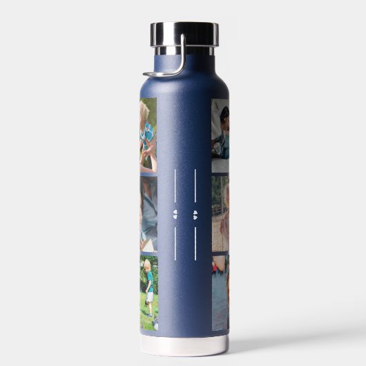 9 foto's gepersonaliseerd waterfles (Rechts)