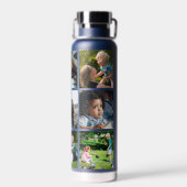 9 foto's gepersonaliseerd waterfles (Achterkant)