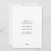 9 Fotoscript Vrolijk kerstjaar in de Review Feestdagenkaart (Achterkant)