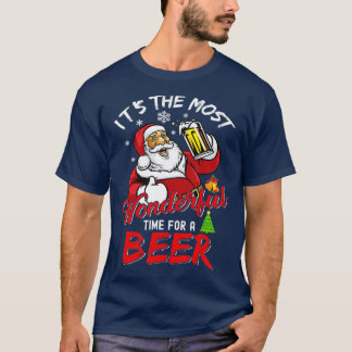 9 Funny kerstkerstkerstkerstman Drink bierwonder T-shirt