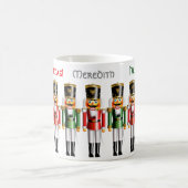 9 Funny Red en Green Xmas Nutkrakers Koffiemok (Center)