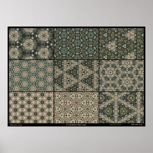 9 Gerelateerde matrices Poster (Voorkant)