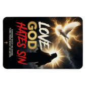 #9  God liefhebben zonde haten Magneet (Horizontaal)